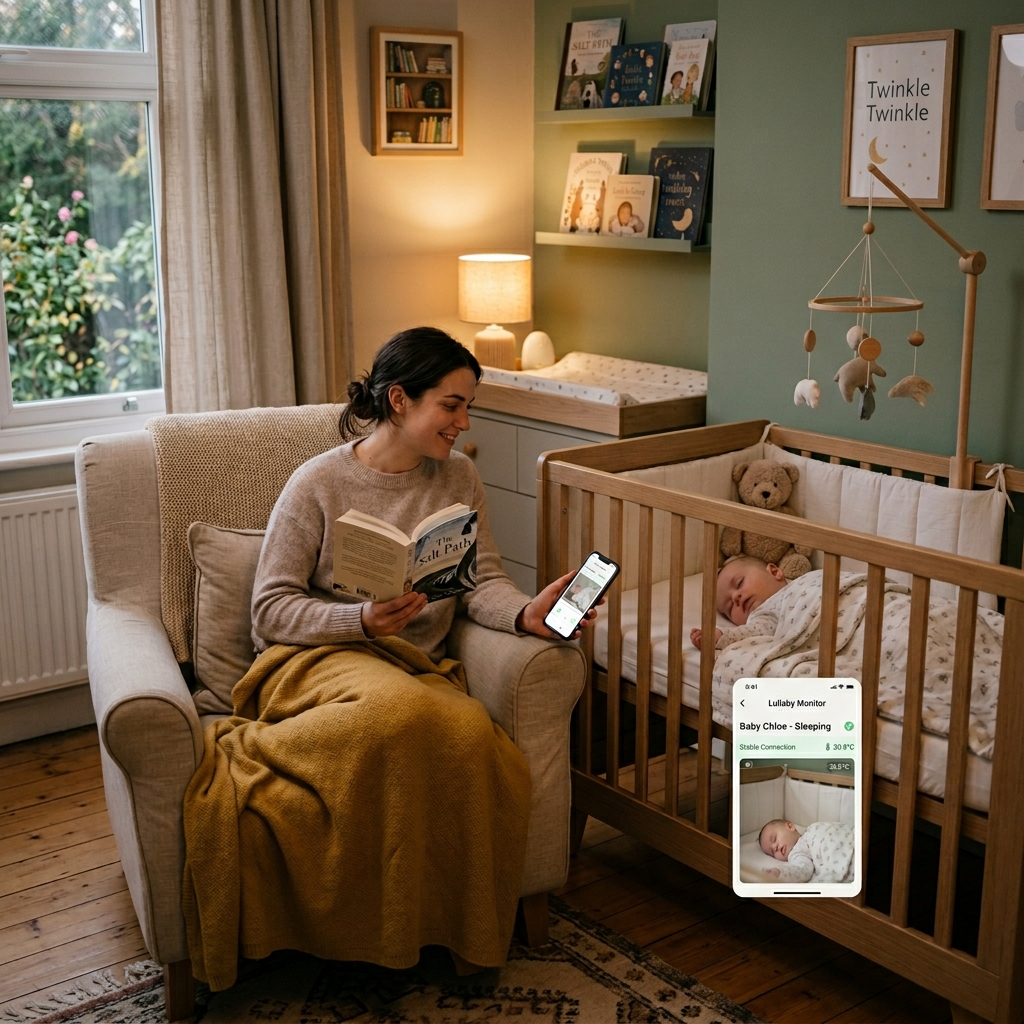 Baby monitor with app control UK - secure video & audio for peace of mind. 2024 guide.